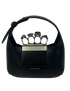 Jewelled Hobo Mini, 790&euro;, Bolso, Negro, Animal - Piel, Vista frontal